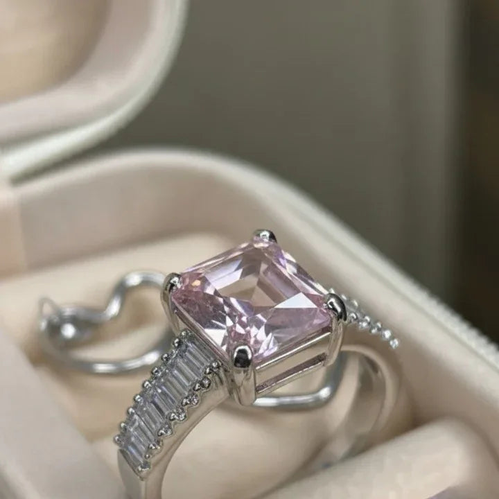 Elegant Heart & Stone 5-Piece Women’s Jewelry Gift Set ~ Imported - A&T TrendHive