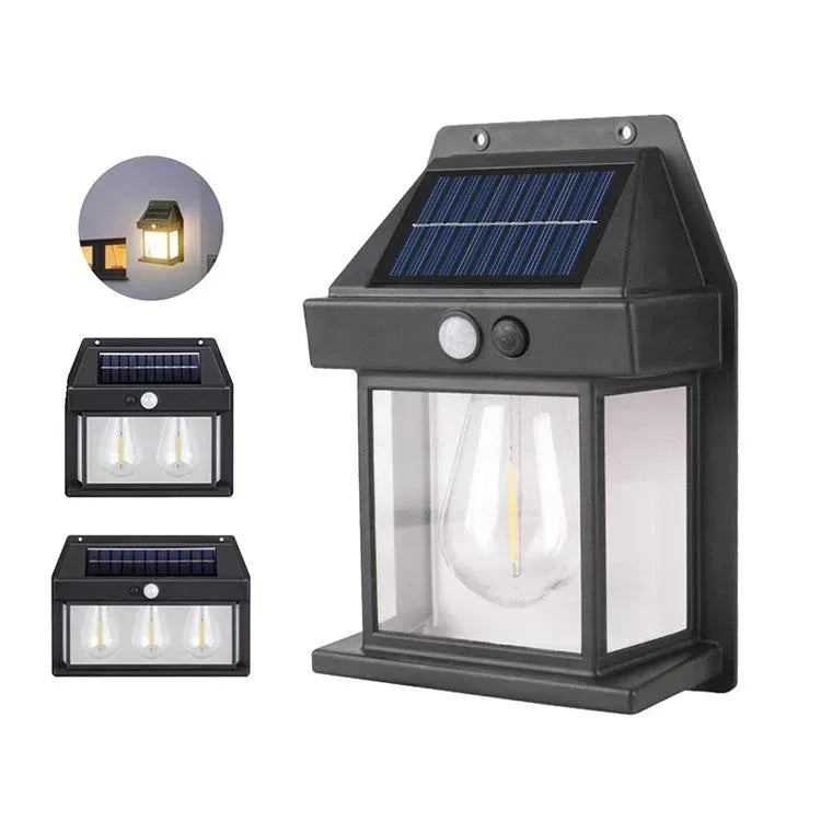 Solar Wall Lamp - Motion Sensor Outdoor Security Light - A&T TrendHive