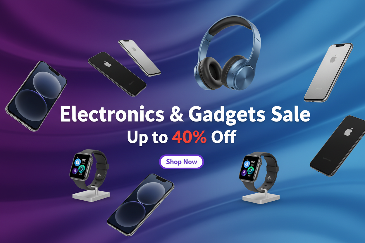 Electronics Sale Banner