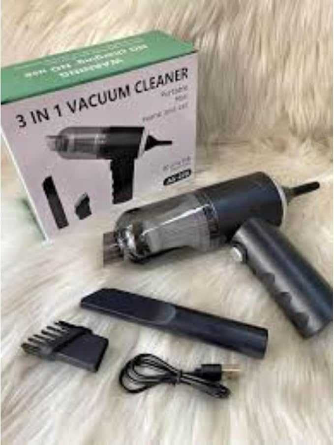 3-in-1 Cordless Handheld Vacuum Cleaner - Wet & Dry 6000PA