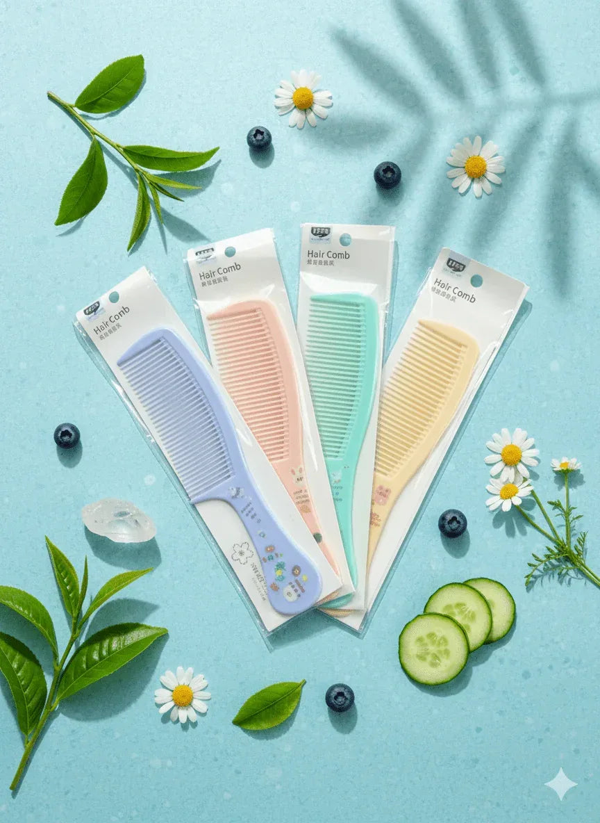 Hair Comb - Wide Tooth Detangling for Wet & Dry Hair - A&T TrendHive