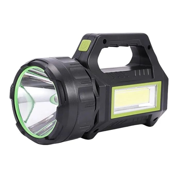 LED Searchlight solar rechargeable 3km range Pakistan online shopping COD A&T TrendHive
