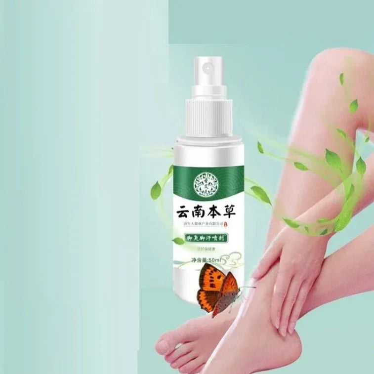 Foot Spray - Herbal Odor & Sweat Control for Fresh Feet - A&T TrendHive